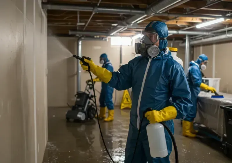 Basement Sanitization and Antimicrobial Treatment process in Media, PA